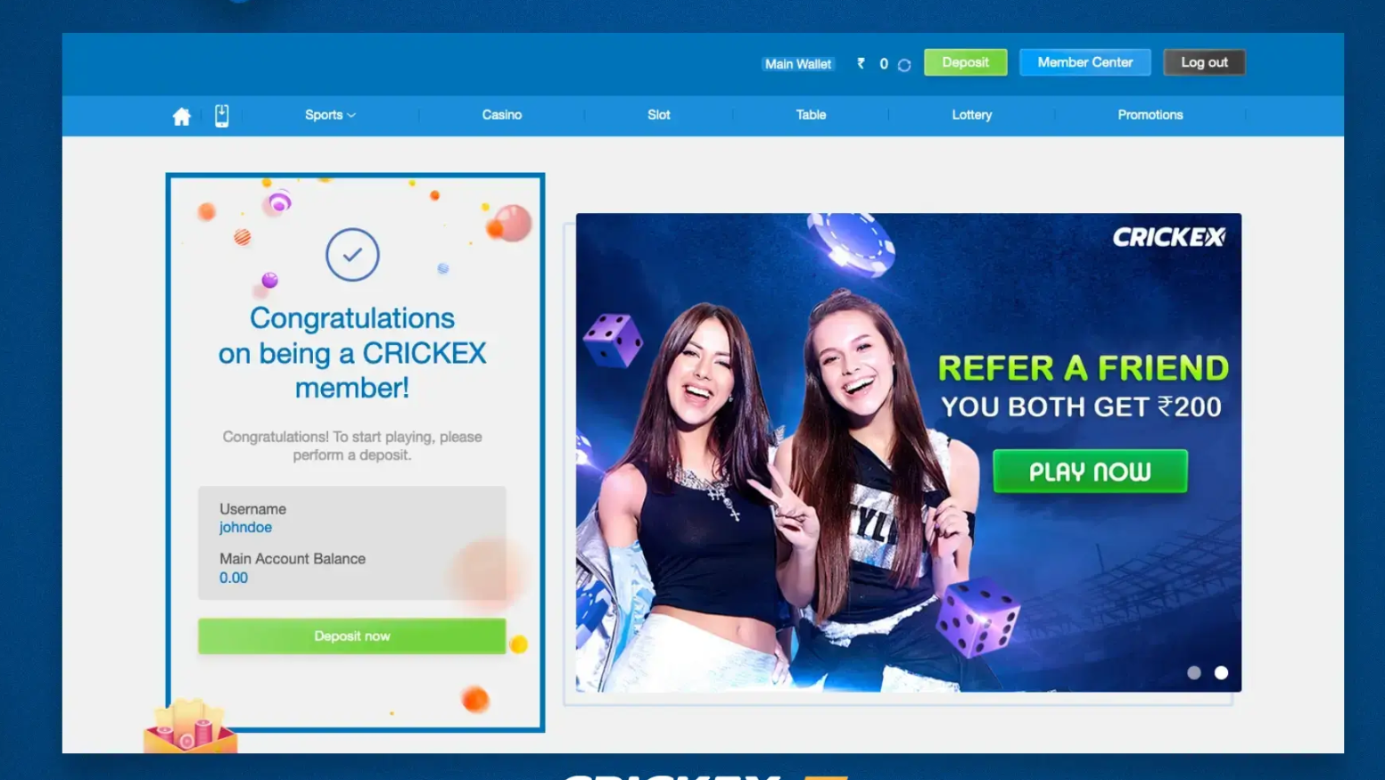 Crickex 2024: Account, Deposit, Bonus & Casino Offers
