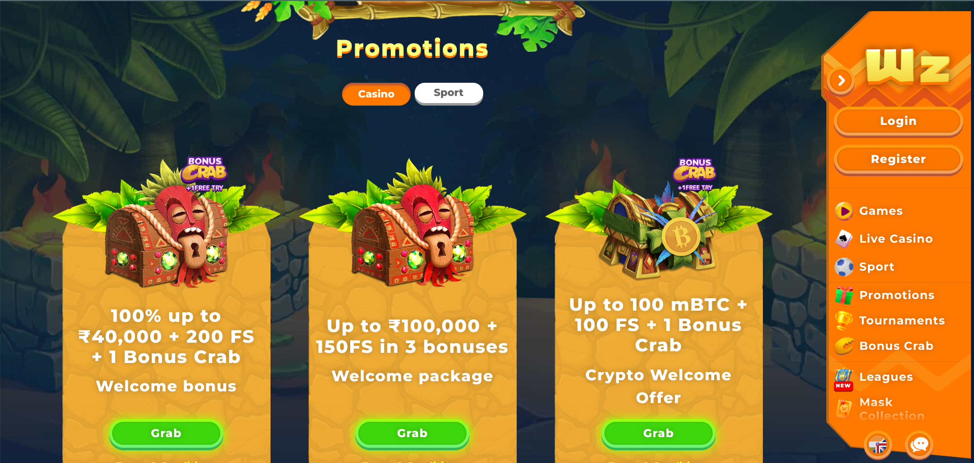 Wazamba Casino Offers